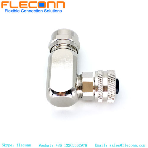 M12 A-Coded 12 Pin Female Right Angle Connector Pinout