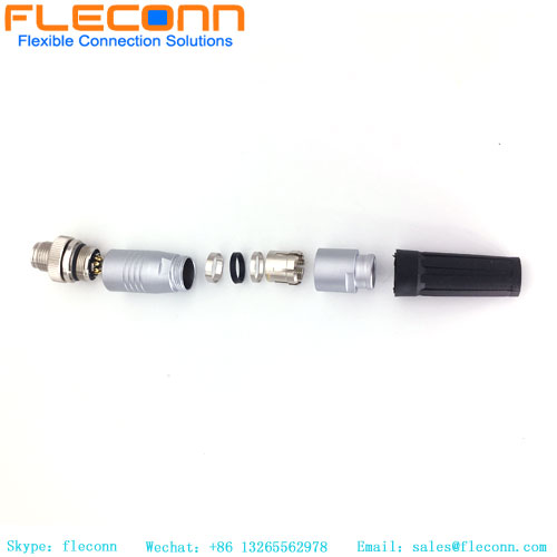 M12 X-Coded 8 Pin Male Assembled Connector
