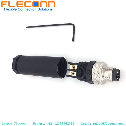 M8 3 Pin Cable Connector