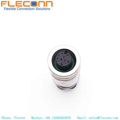 M12 Metal Assembled Shield Connector