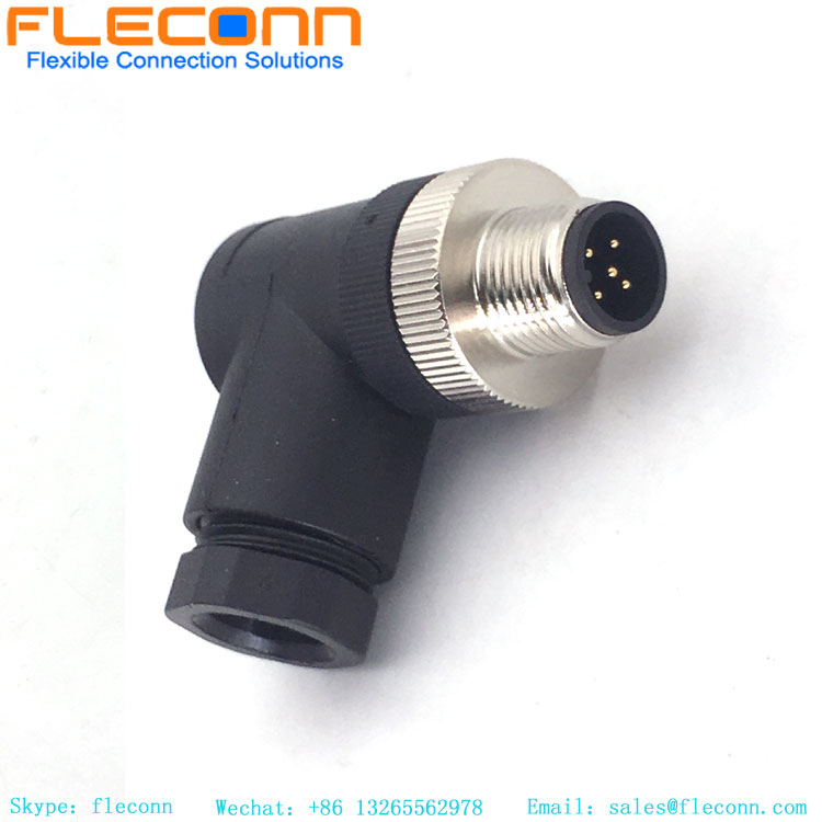 M12 Right Angle Connector