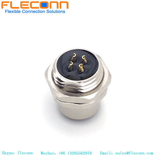 M12-A 4 Pin Female Sensor Connector
