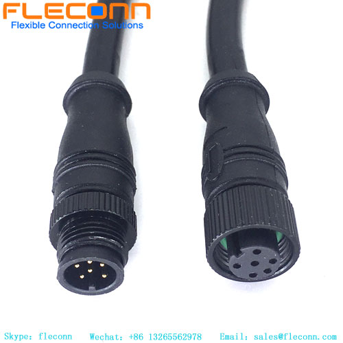 M12 6 Pin A-coded Cable