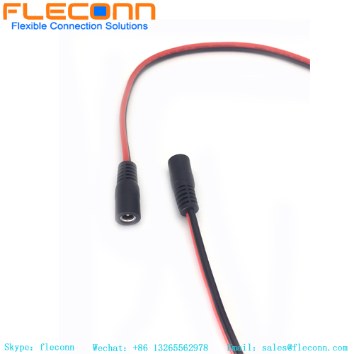Black Female Cable Plug Wire 12v DC Power Pigtail For Cctv Security Black Female Cable Plug Wire 12v DC Power Pigtail For Cctv Security