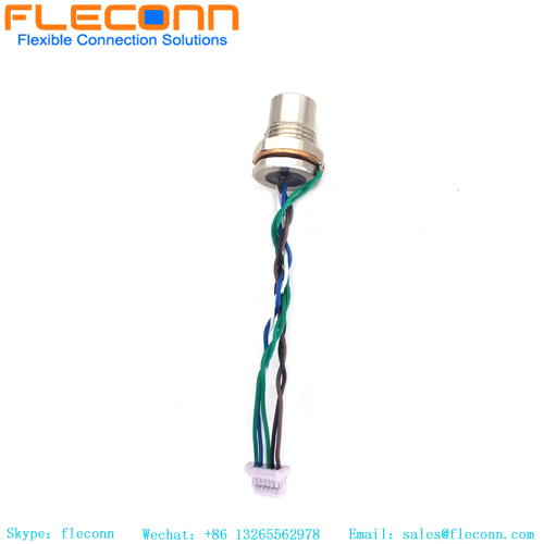 M8 6 Pin Female Front Mount Connector Wire Harness M8 6 Pin Female Front Mount Connector Wire Harness