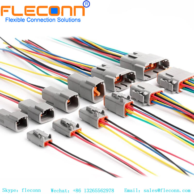 Deutsch DTM Series DTM04-2P Waterproof Connector Wire Harness