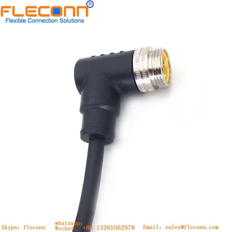 7/8 3 Pin Male Connector Cable