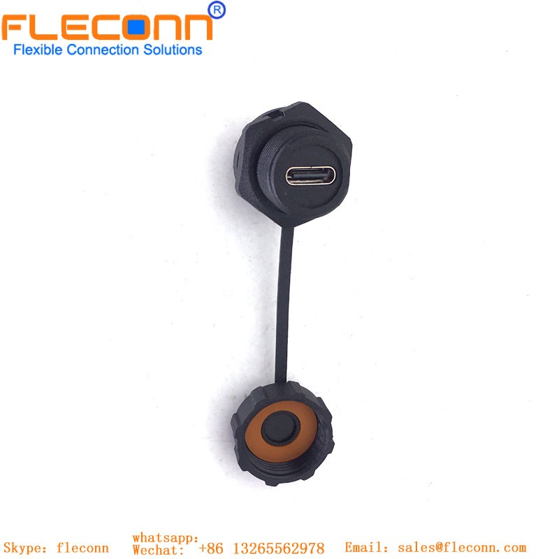 PCB Mount Waterproof USB-C Connector