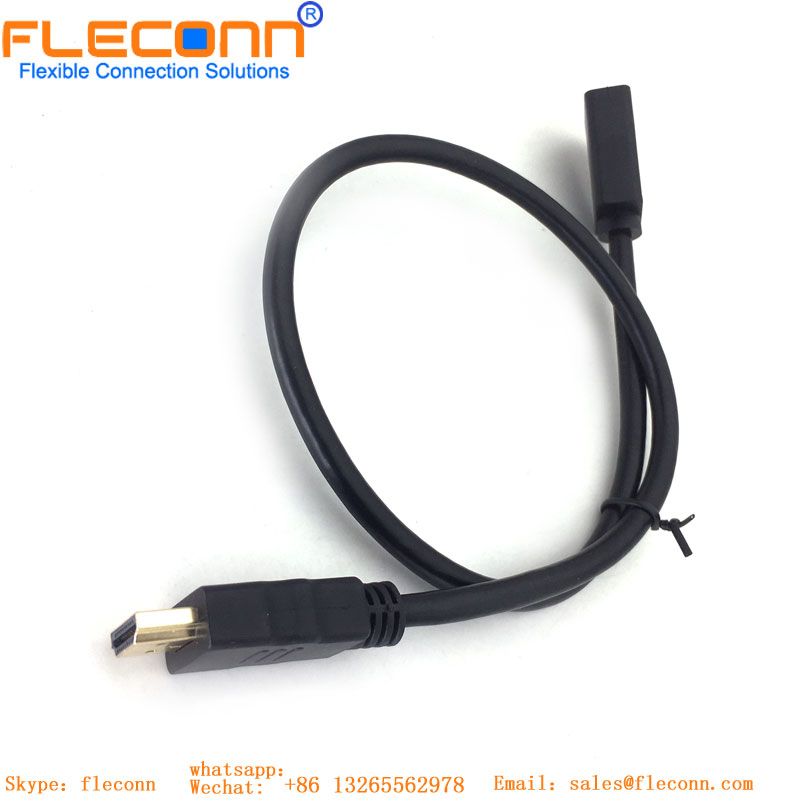 HDMI Male To Female Extension Cable