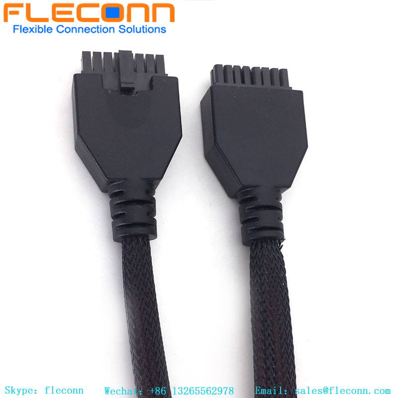 Micro-Fit 3.0 Receptacle Housing, Dual Row, 16 Circuits 430251600 Overmolded Cable