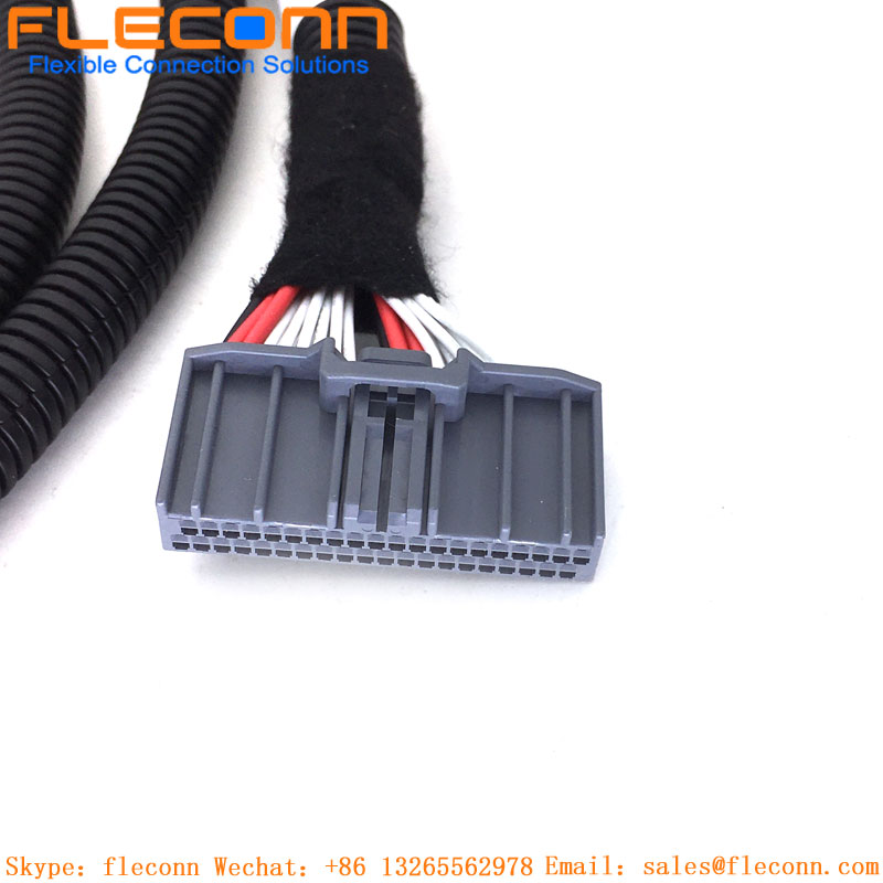 JAE MX34 Double Row 40 Core Automobile Socket Cable