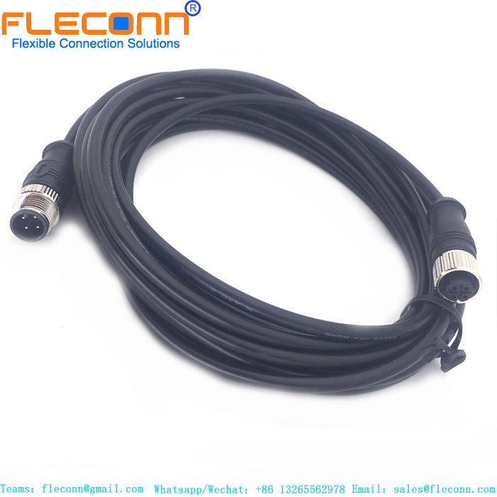 M12 4 Pin Female Cable