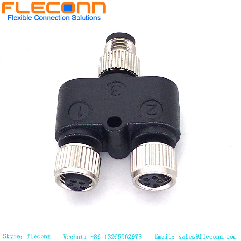 M8 5 Pin Y Type Splitter M8 5 Pin Y Type Splitter