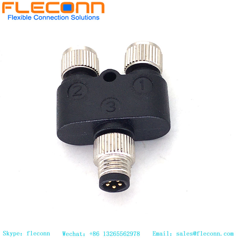 M8 Y Type 5 Pin Sensor Cable Connector M8 Y Type 5 Pin Sensor Cable Connector